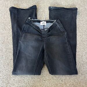 BDG Women's Dark Gray Flare Jeans
